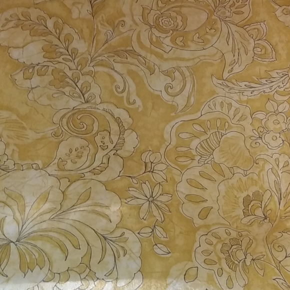 BEAUTIFUL Yellow Flower Richloom Upholstery Fabric 10 Yards x 56